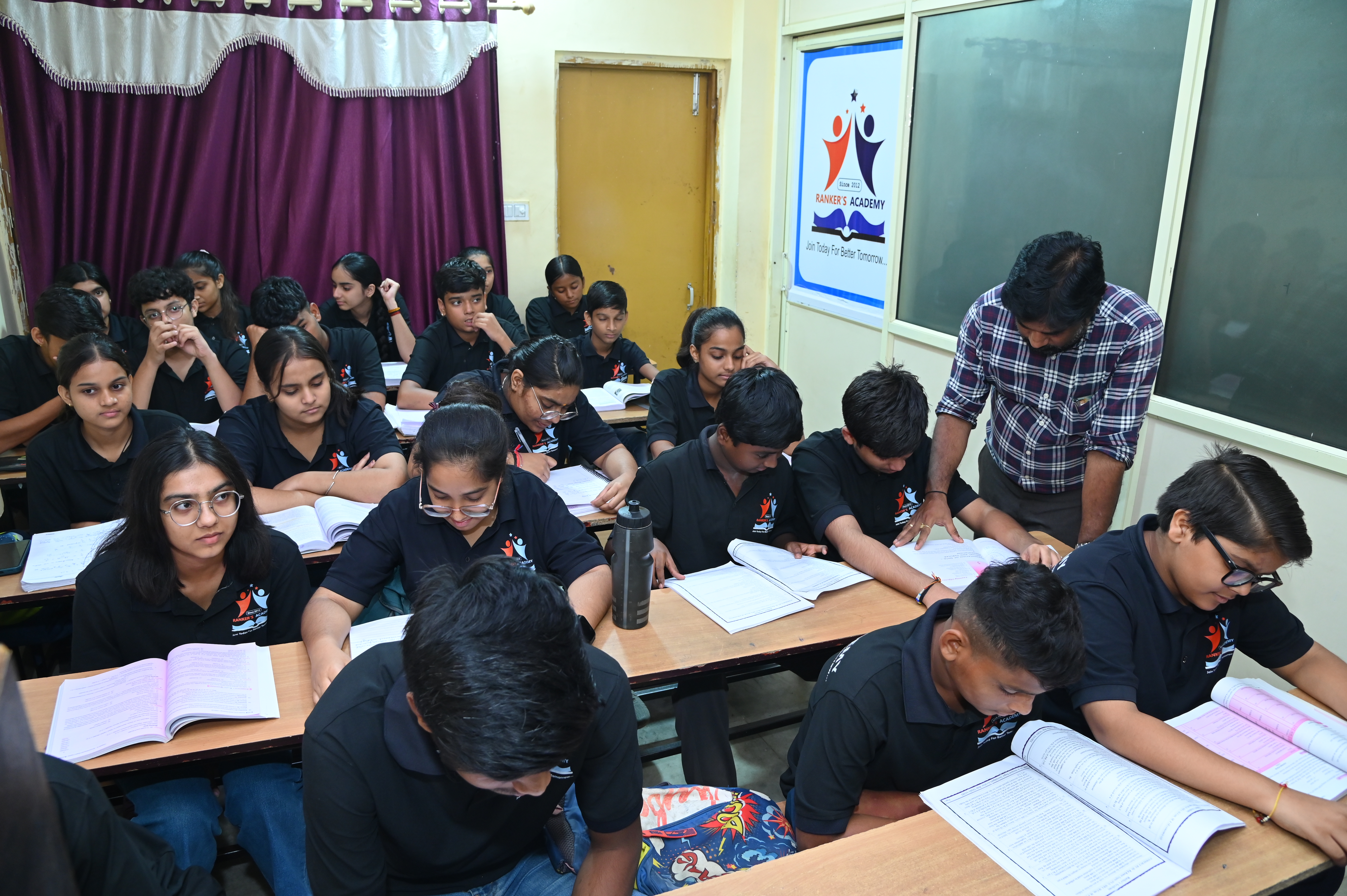 Rankers Academy Teacher Giving Lecture to Students